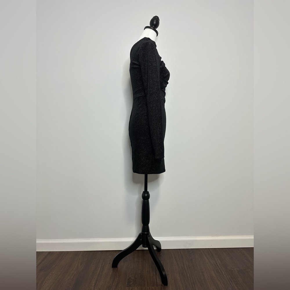 RTA Angel Dust Metallic Velvet Bodycon Dress - Picture 9 of 11
